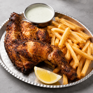 Half Tandoori Chicken with Chips