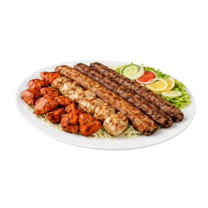 Mixed Kabab Platter (Large+Rice)