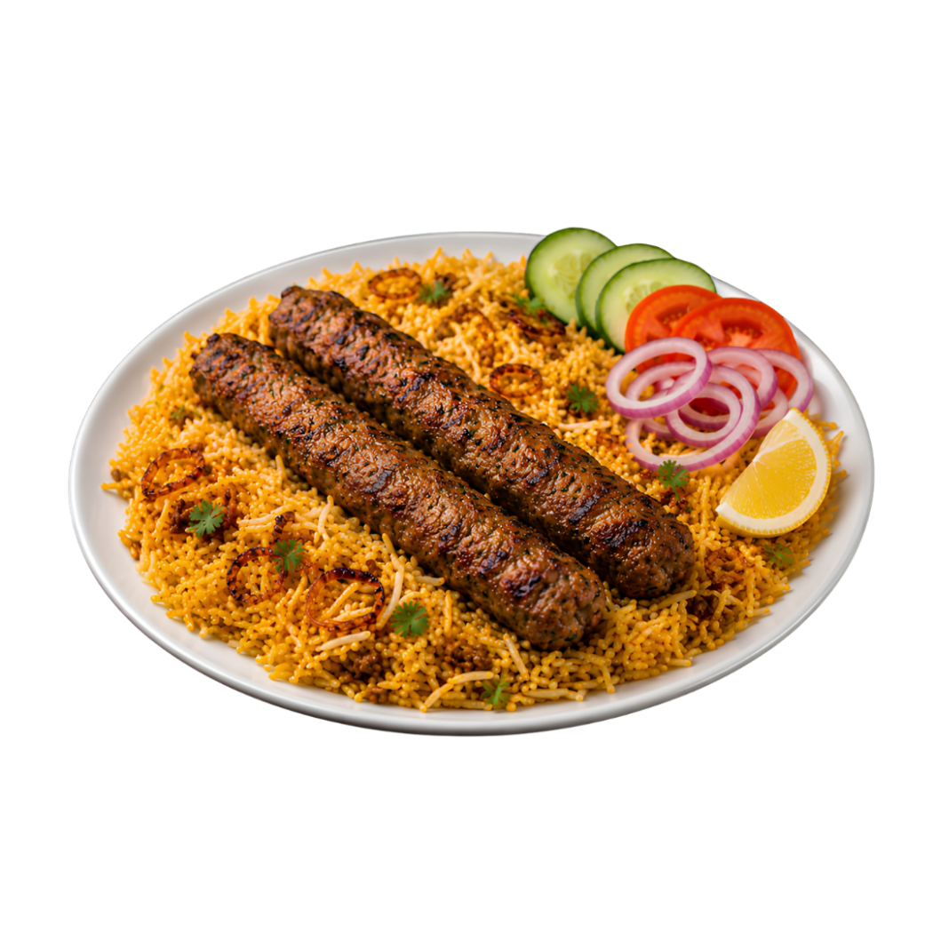 Beef Seekh Kebabs Rice Deal