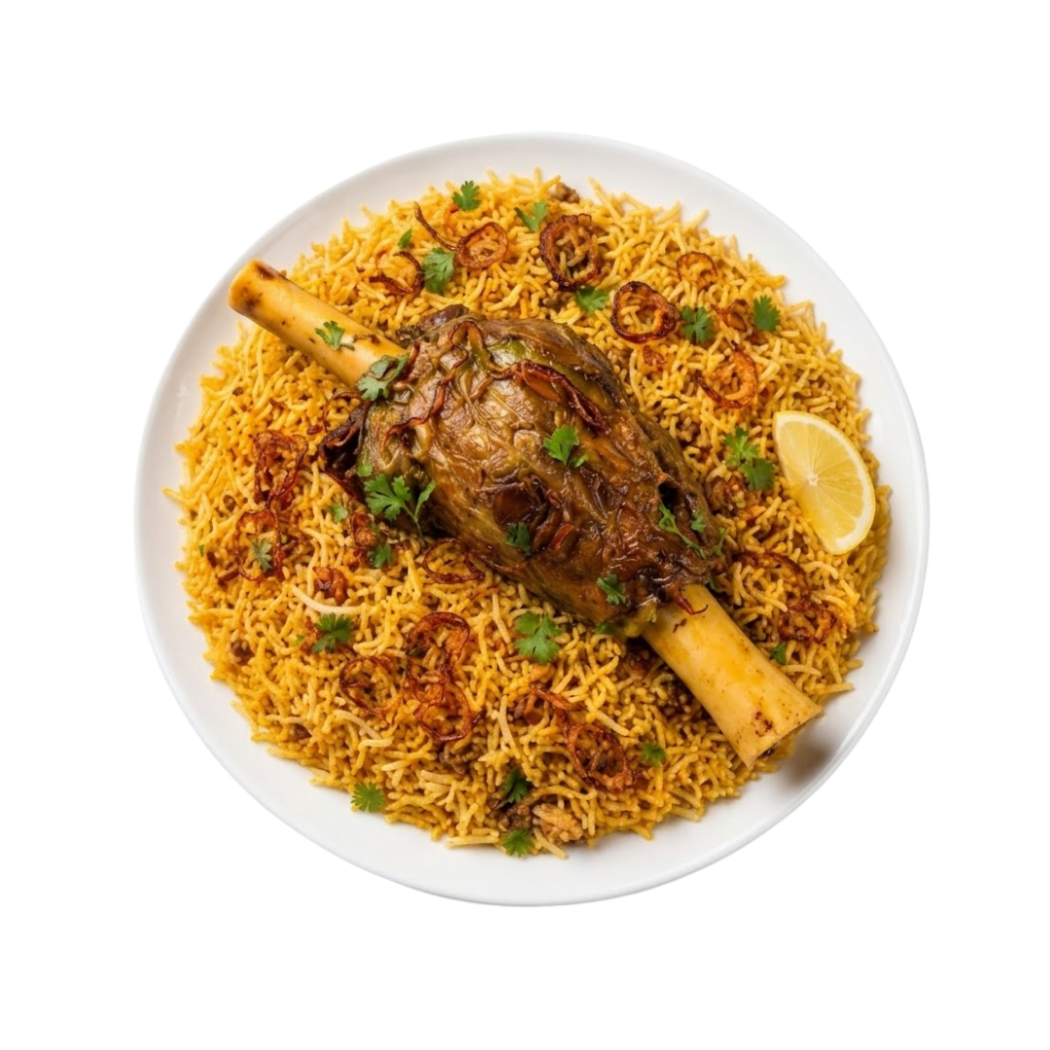 Lamb Shank (Rice Meal)